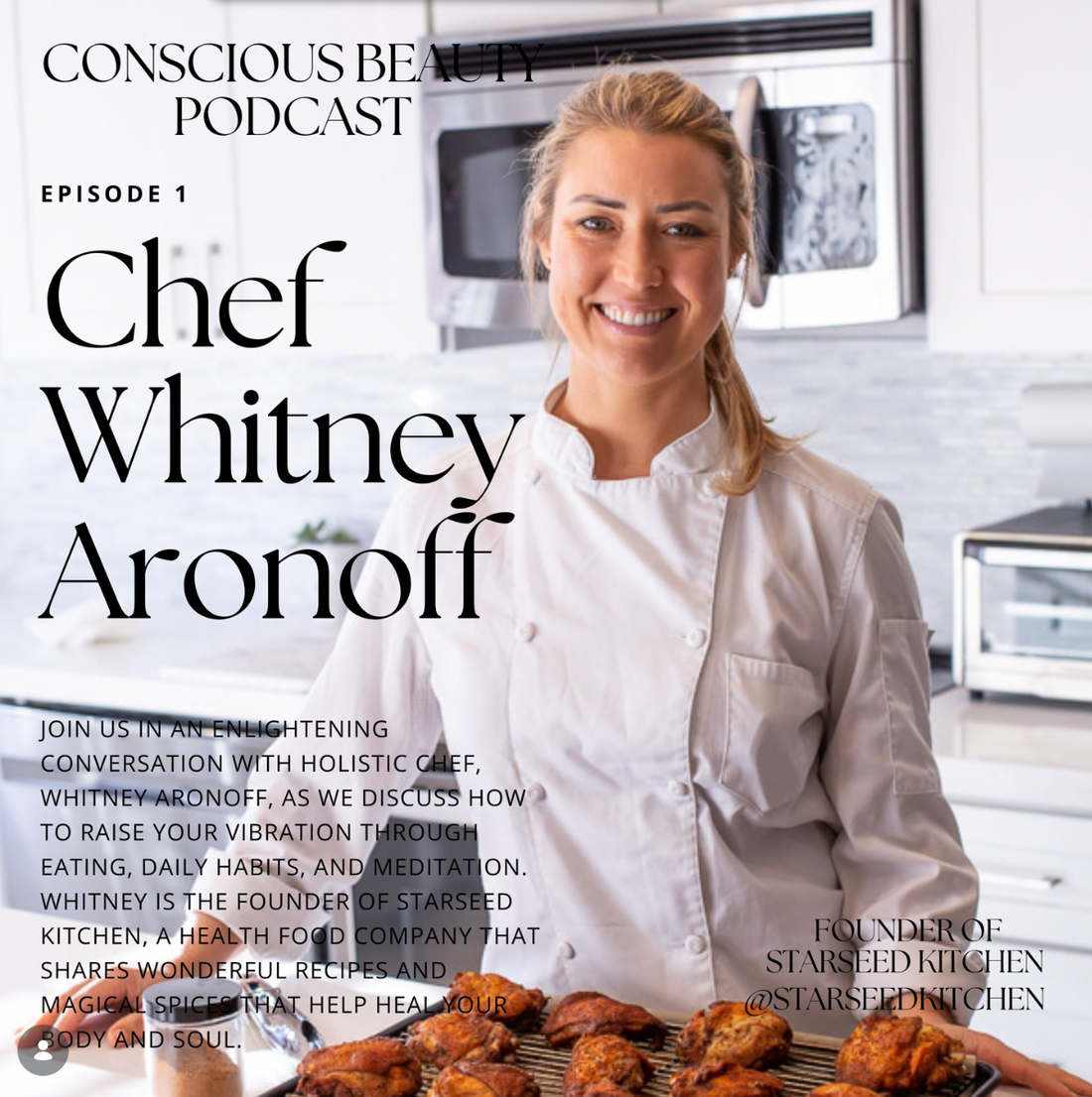 HIGH VIBRATIONAL EATING AND LIVING WITH CHEF WHITNEY ARONOFF