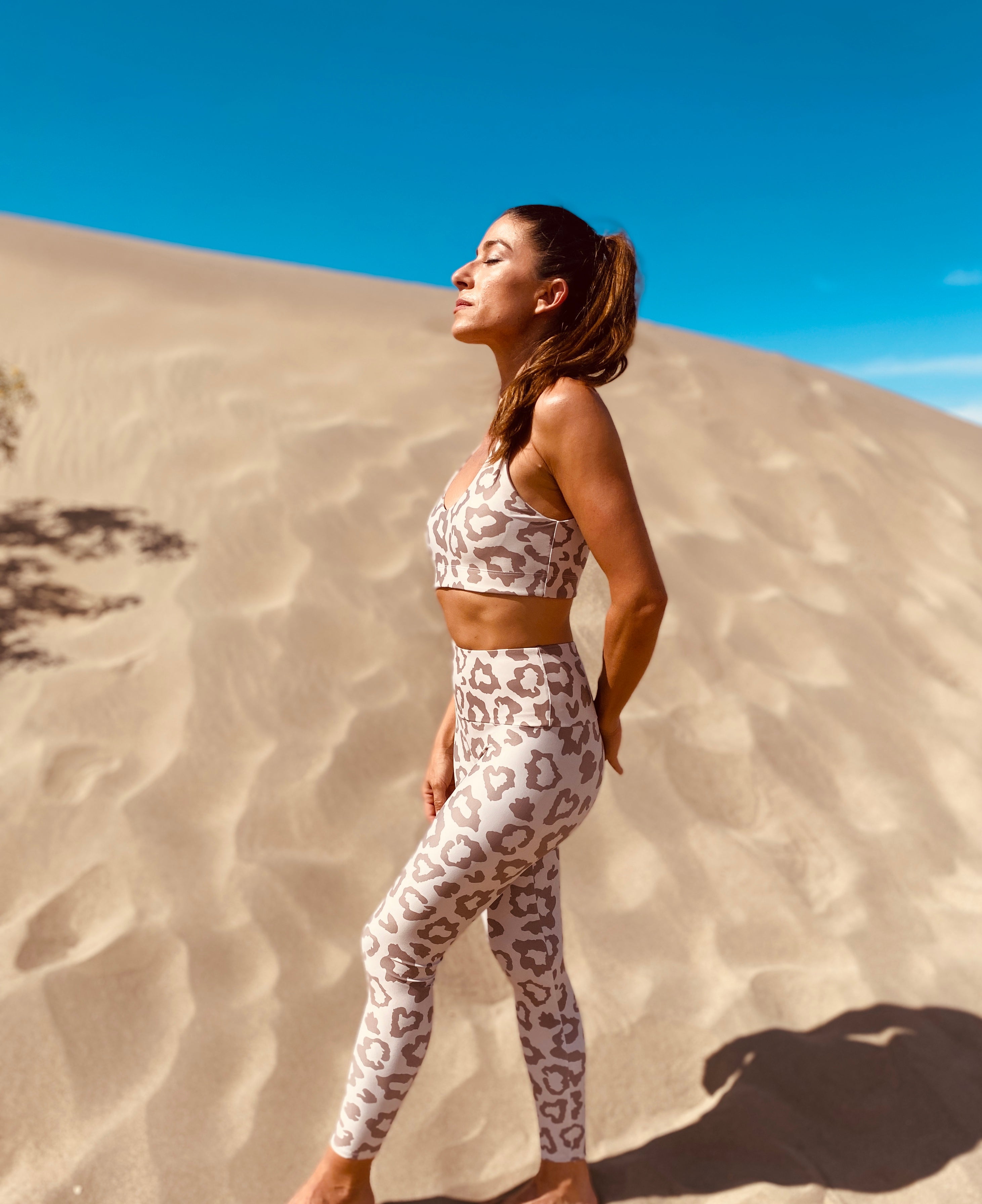 Goldsheep Tan Leopard Legging