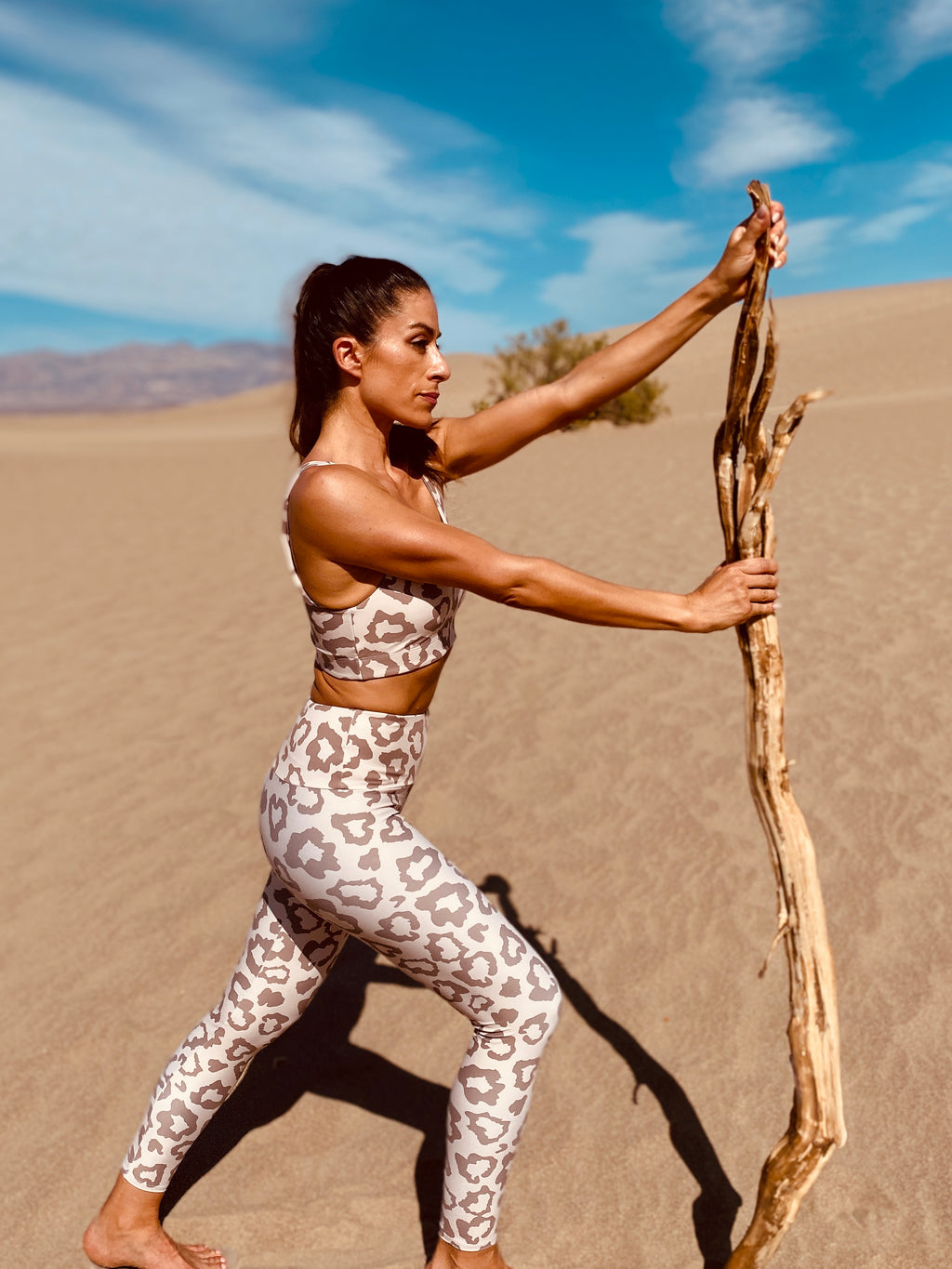 Goldsheep Tan Leopard Legging