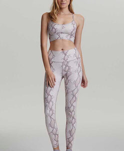 Varley Century Legging Champagne Snake
