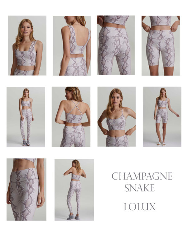 Varley Irena Bra Champagne Snake - Image 3