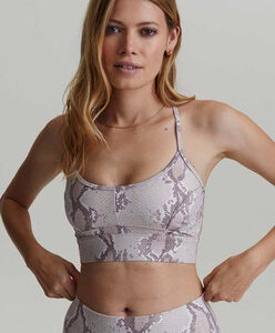 Varley Irena Bra Champagne Snake